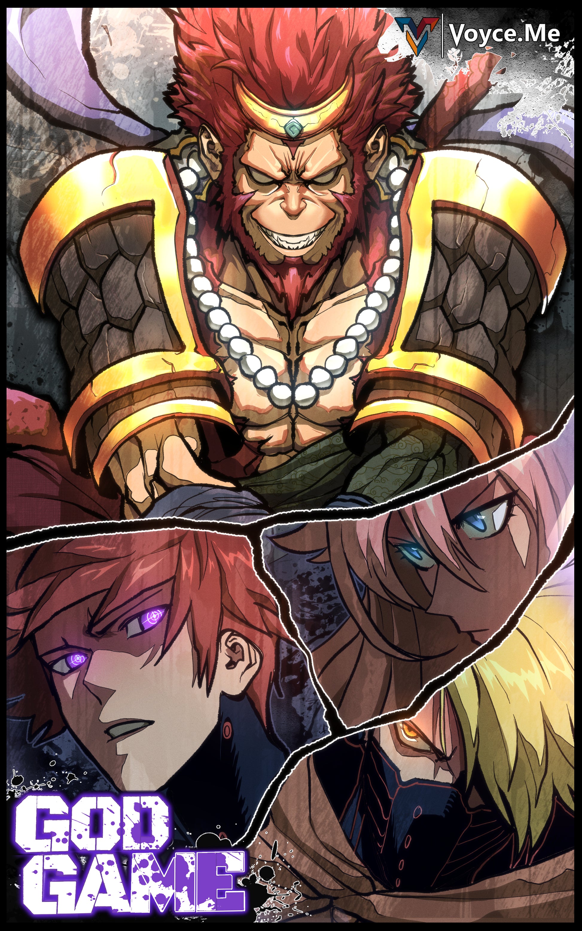 [God Game] Reiyan and Sun Wukong Art Print on Premium Paper