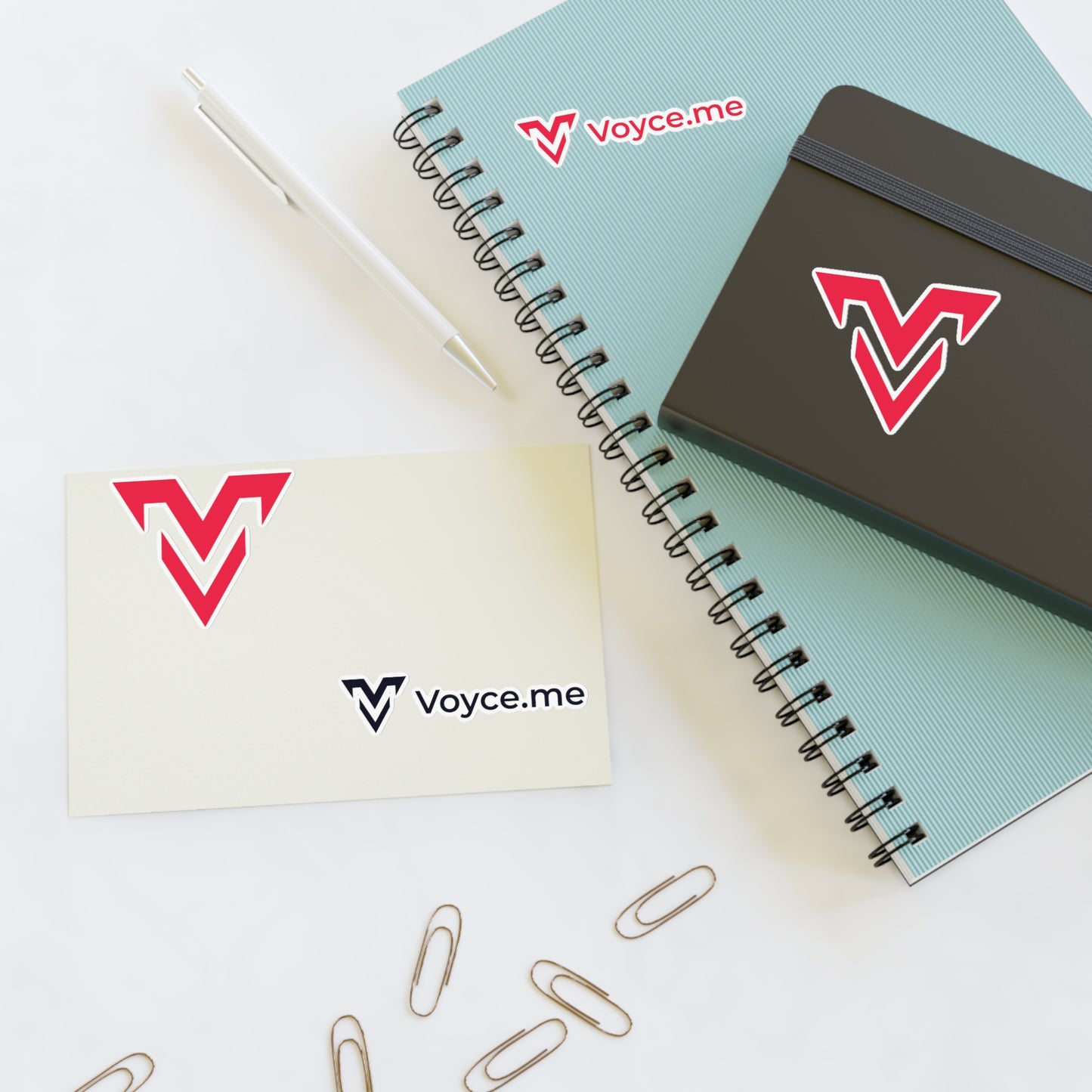 VoyceMe Reactions & Logo Stickers Set (16 unique stickers)